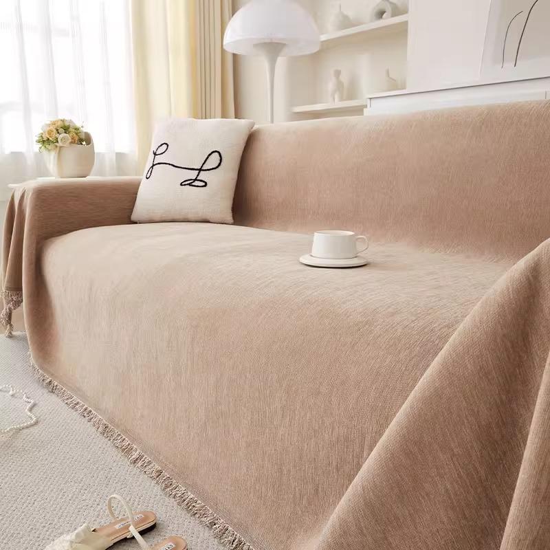 Waterproof sofa towel 2025 new four-season universal cream wind sofa cover integrated all-inclusive universal cover blanket