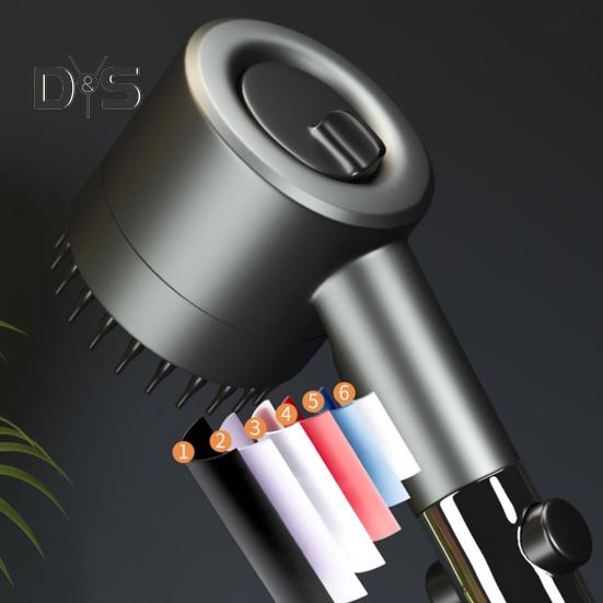 Pulverizator de duș Cap filtru portabil Moduri de debit de apă reglabil Turbocompresor de înaltă presiune Pulverizator de duș portabil, fix, dublu