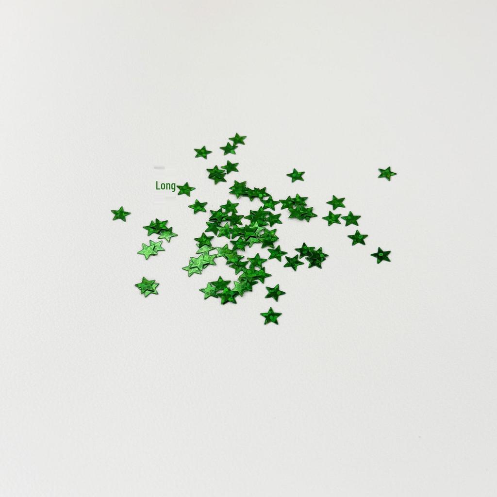 10-25MM Golden Star PET Sequins for DIY Jewelry & Clothing Accessories