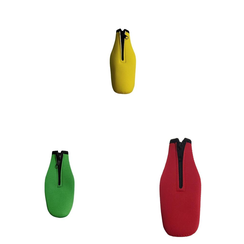 Fundas Enfriadoras de Botella de Cerveza de Neopreno Cubierta Protectora Aislante para Bebidas Se Adapta a Botellas de Bebida de 330 ml