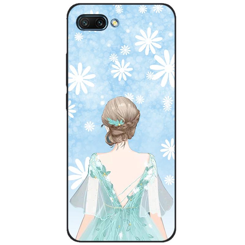For honor 10 case soft silicon tpu back phone cover for huawei honor 10 Case Etui protective printing coque black tpu case