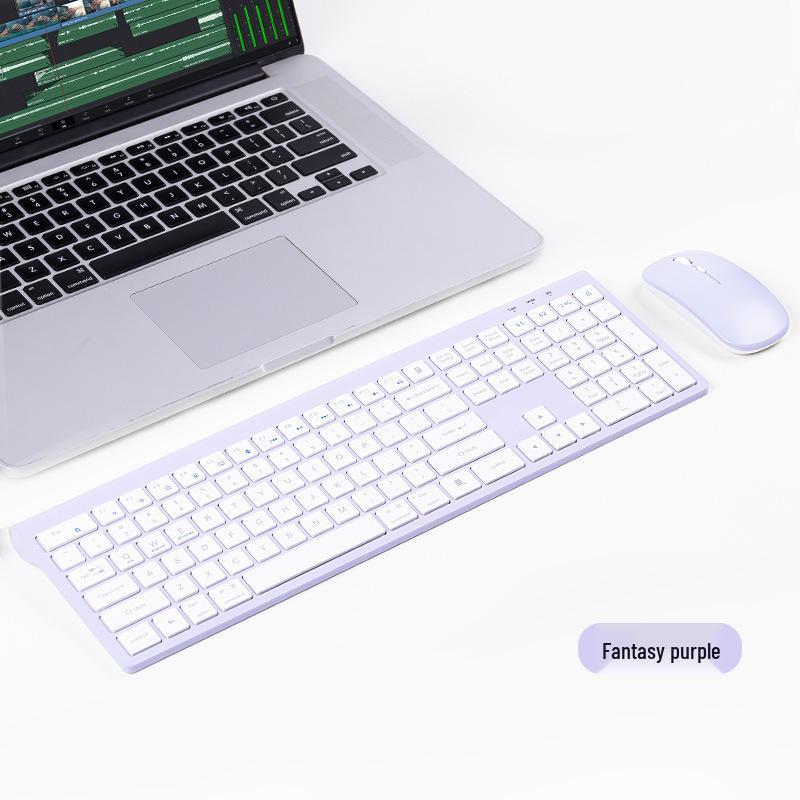 

Multi-Device Three-Mode Wireless Mouse and Keyboard for Laptops, Desktops, Tablets, and Phones