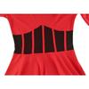 Women's Autumn Winter Fashion Round Neck Long Sleeve Dress Mesh Stitching Thin A-line Dress