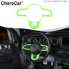 Inner Steering Wheel Frame Panel Trim Cover For Jeep Wrangler JL JT 2018+ Green