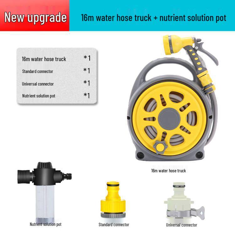 Multi-Function High-Pressure Water Gun: Flexible Hose & Nozzle for Gardening & Car Washing
