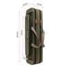 Hard Steel Fishing Rod bag Adjustable 2 3 4 Layer Tier Oxford Gear case with reel line Carrier for Travel Outdoor Organizer260319
