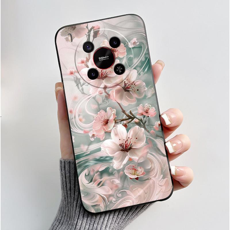 Cute Cartoon Case For ZTE Blade V70 MAX / ZTE Nubia V70 Max Printing Shell Protective Cover Soft Silicone Black Casing