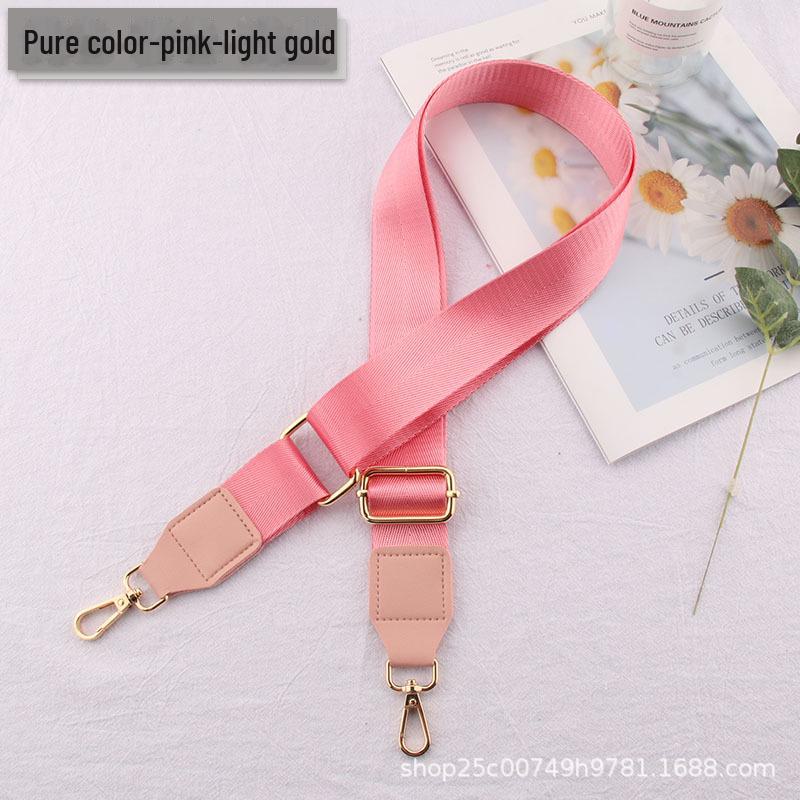 Adjustable Black Shoulder Strap for Bags - Unisex Replacement Strap Accessory