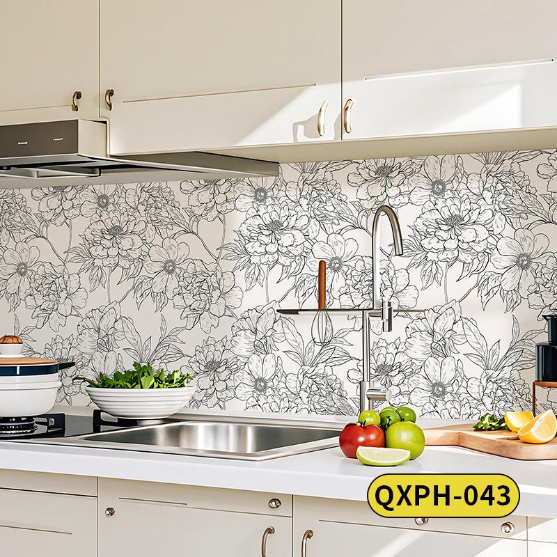 Selbstklebende Wandaufkleber und Wandbilder, Wasserdichte Keramik-ähnliche Oberfläche, Geeignet für Heimdekoration, Wohnzimmer, Küche, Wände und Badezimmer.