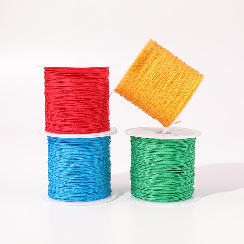 DIY Pearl Stringing Thread - 0.4mm, No. 71: Ideal for Handmade Bracelets, Necklaces, and Lanyards with Jade or Pearl.