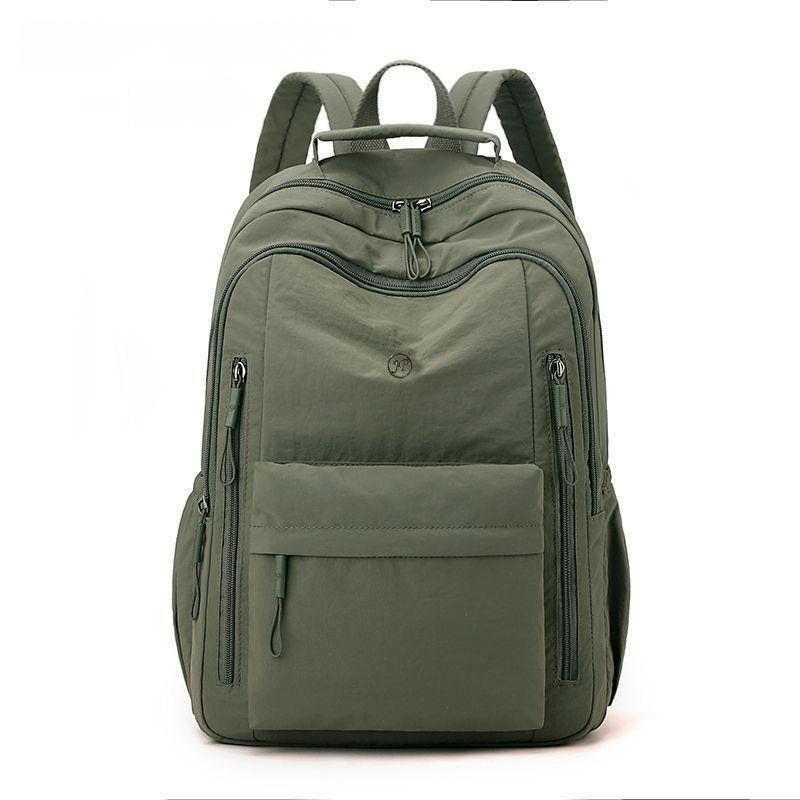 Schoolbag Backpack Women's 1011 New Fashion Versatile School Bag Large Capacity Lightweight Oxford Cloth Minimalist Wear-resistant Travel Backpack