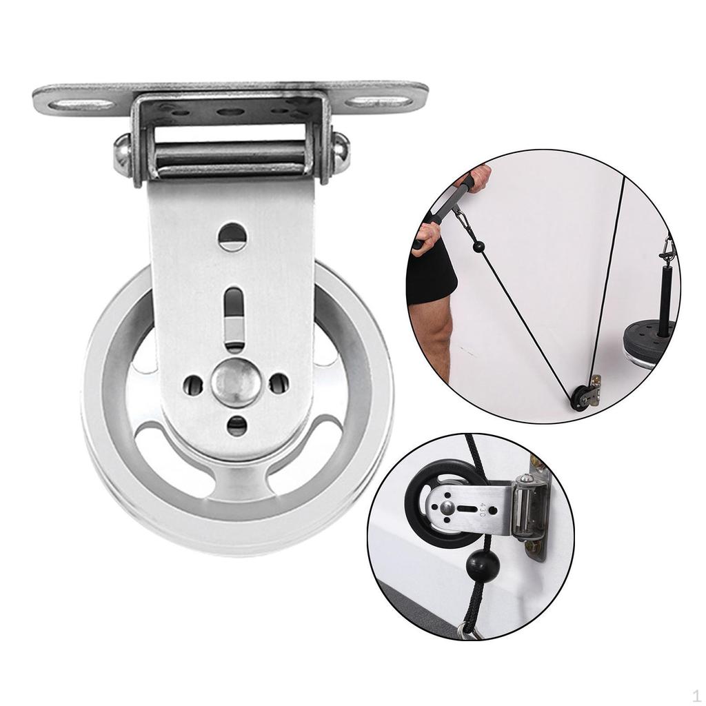 Gym Weight Cable Pulley Pull Down Biceps Arm Workouts System home and