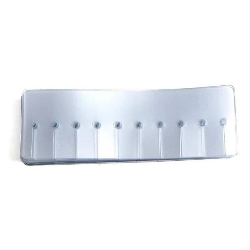 20 PCS Keratin Extension Heat Shield Guards - Multi Hole Long Rectangle Protector for Pre - Bonded & K - Tip Extensions Hair Extension Tools