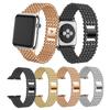 Solid Zinc Alloy Beads Link Chain Wrist Watch Band for Apple Watch Series 10 42mm/9 8 7 41mm/SE (2023) SE (2022) SE 6 5 4 40mm/3 2 1 38mm