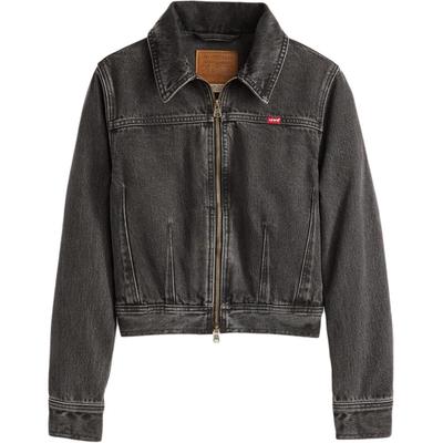 Giacca Levis Slim Fit con Zip Frontale e Maniche Lunghe Donna giacche Nero 001W8-0001