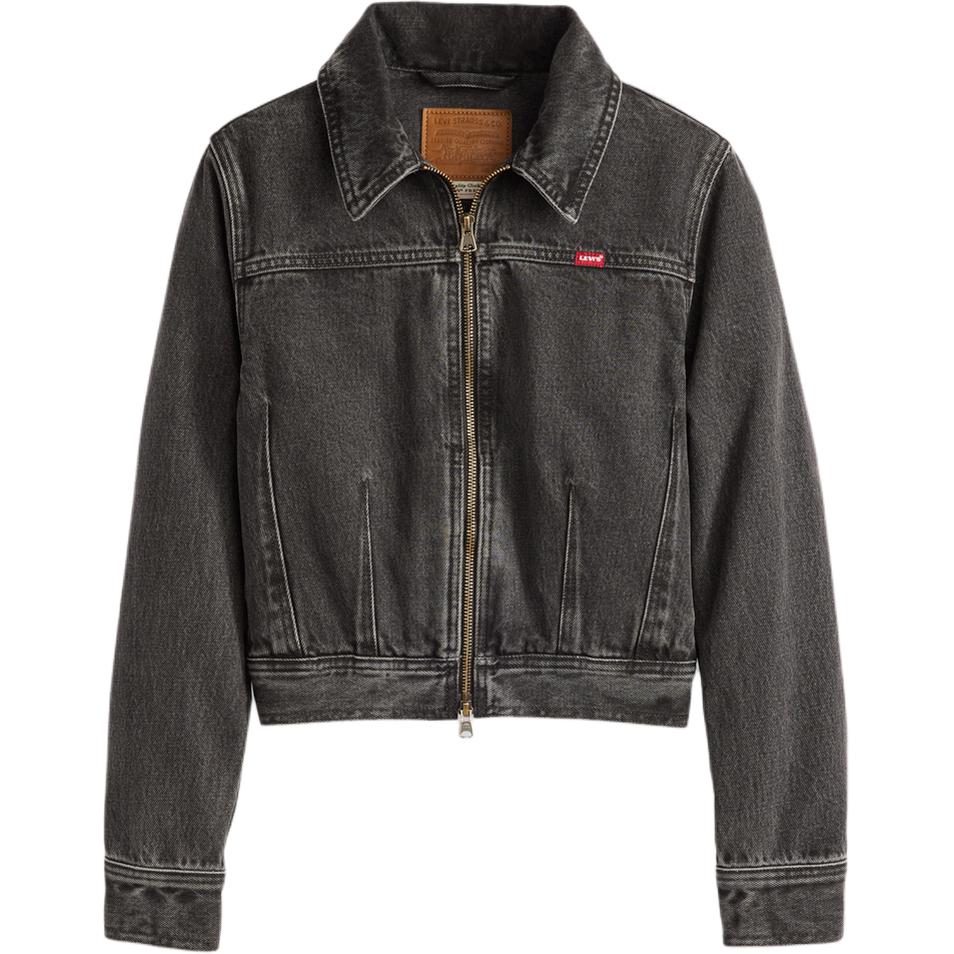 

Куртка Levis Slim Fit на молнии с длинным рукавом Женские куртки Черный 001W8-0001 S
