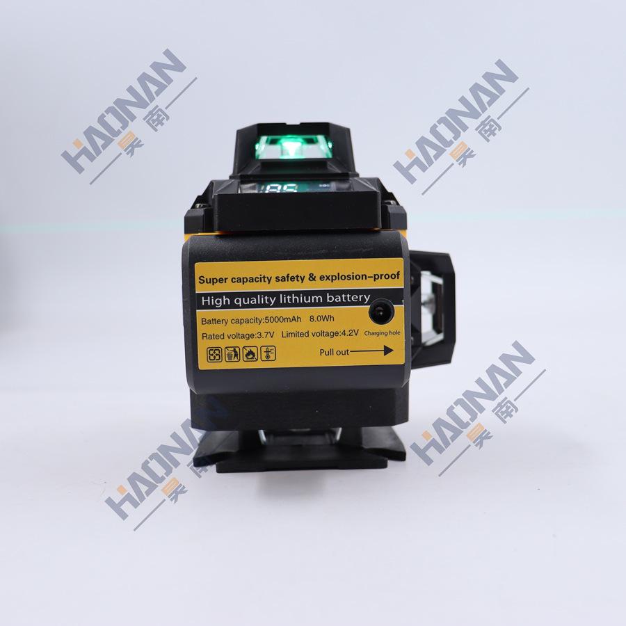 4D Green Laser Level: High-Precision, Multi-Functional, 16-Line Automatic Leveling for Outdoor Use