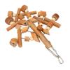 Bird Chewing Toys Fun Interactive Wood Blocks Parrot Bird Chewing Toys for Parakeet Cockatiel Conure Cockatoo