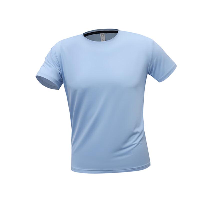 Tluoman Unisex Quick-Dry Round Neck T-Shirt 4XL