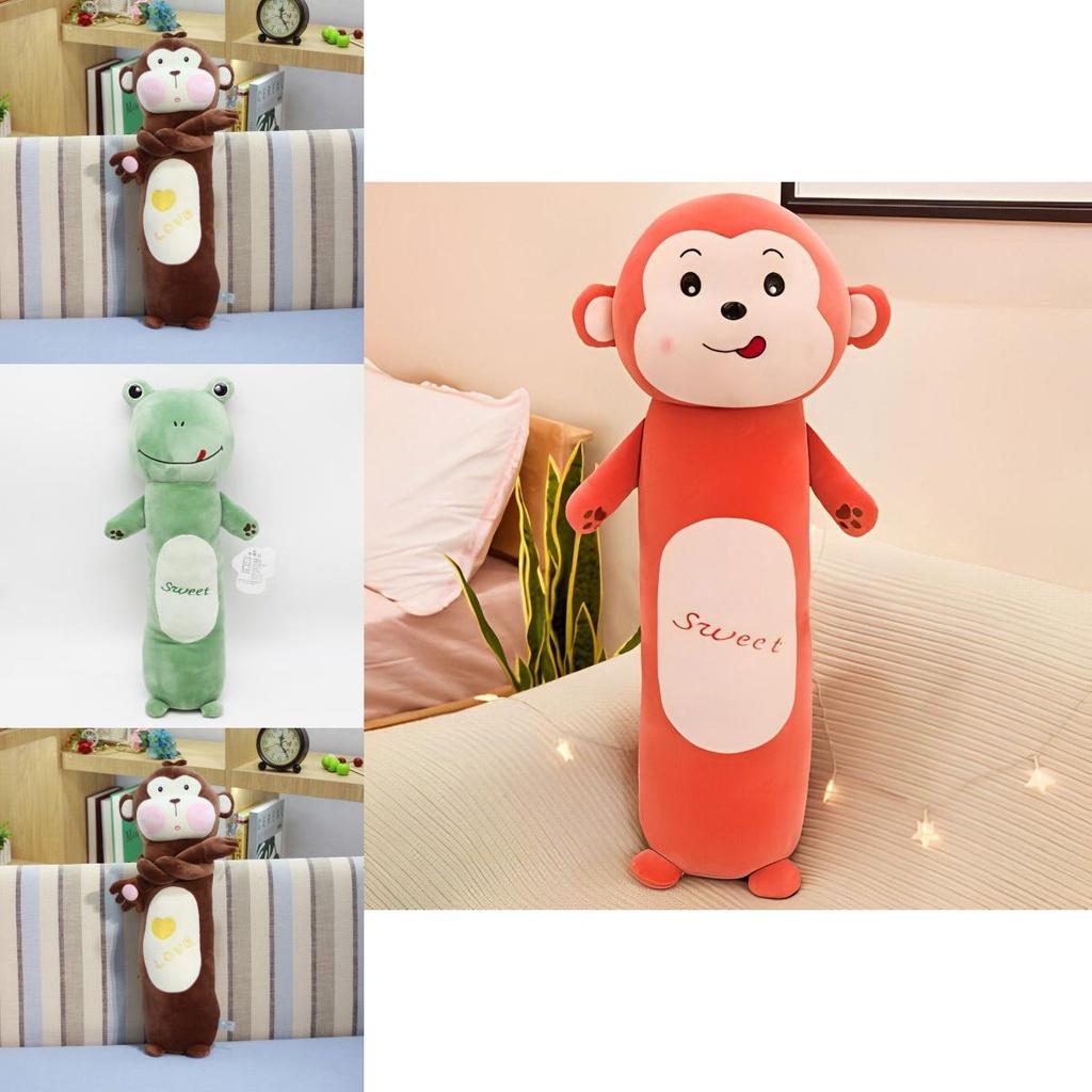 Soft Monkey Plush Pillow 55/70/90/110cm Cute Room Decor Kids Boys Girls Gifts