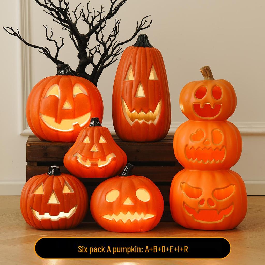 Halloween Large Pumpkin Lantern: Festive Decor for Doorways, Bars, and Shops