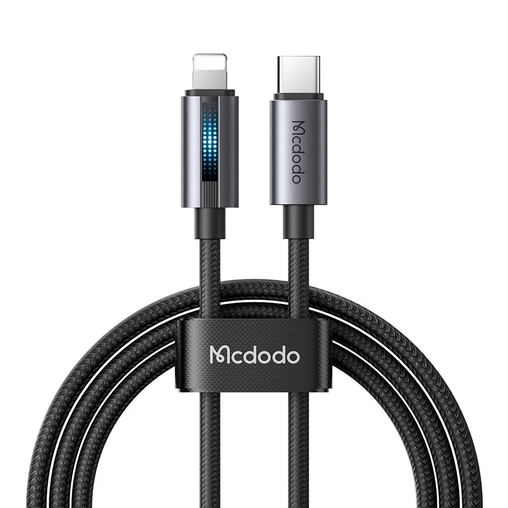 

MCDODO CA-5710 1,2 м Type-C на Lightning 36 Вт Зарядный кабель Плетеный Дата-кабель с дышащим светом A