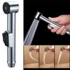 Handheld Diy Bathroom Shower Toilet Bidet Sprayer Cleaner Head Hook Holder Water Hose Faucet Cleaning Single Spray Gun Clean Nozzle Tool Switch