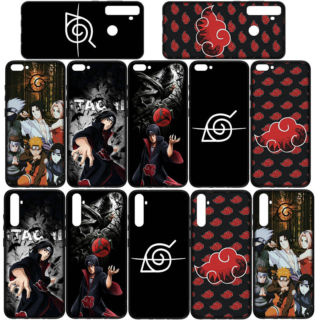 for Motorola Moto Edge 70 60 50 G54 G86 Samsung Galaxy S25 iPhone 17 16 15 Xiaomi Redmi Note 14 Pro Max Phone Case Naruto Akatsuki Itachi Uchiha Cover