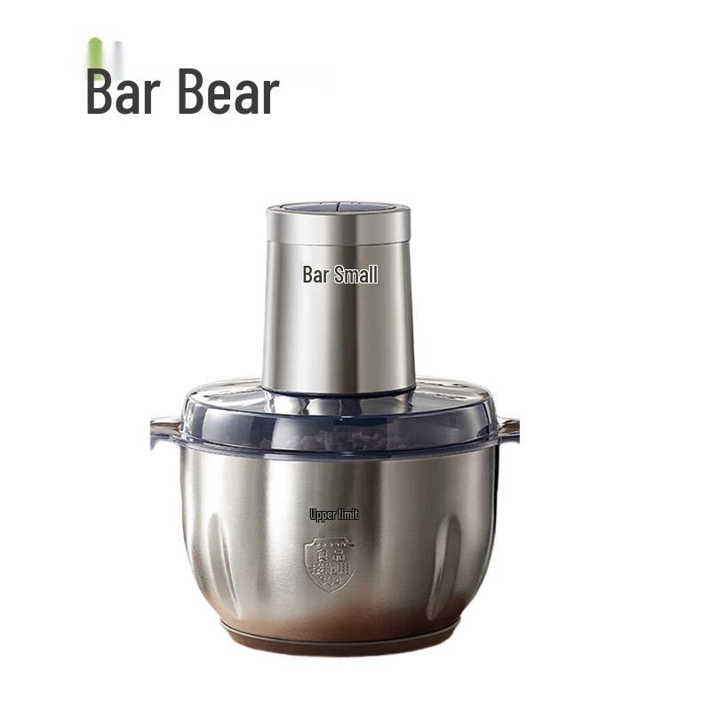Bear 3L Electric Stainless Steel Food Processor & Meat Grinder CN plug (adapter included)