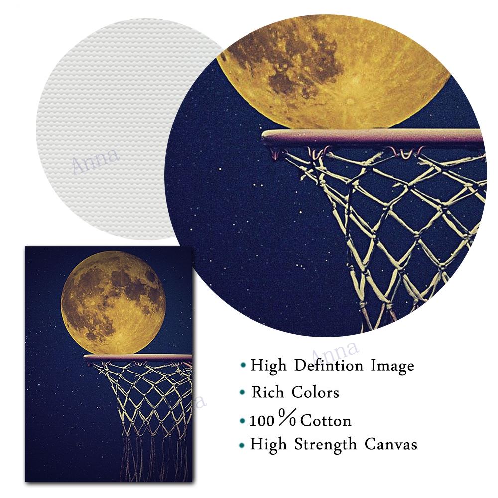 Sport Basketball Inspirational Words Canvas Painting Motivational Posters and Prints Wall Art Picture for Living Room Decor