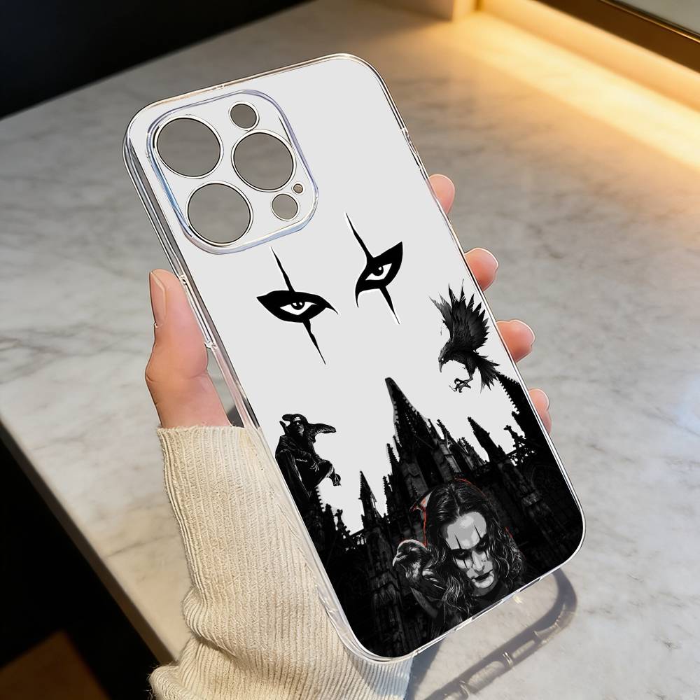 T-THE CROWS T-Thriller Phone Case Transparent Silicone Soft For iPhone 17 16 15 14 13 12 11 Mini Pro Max Plus