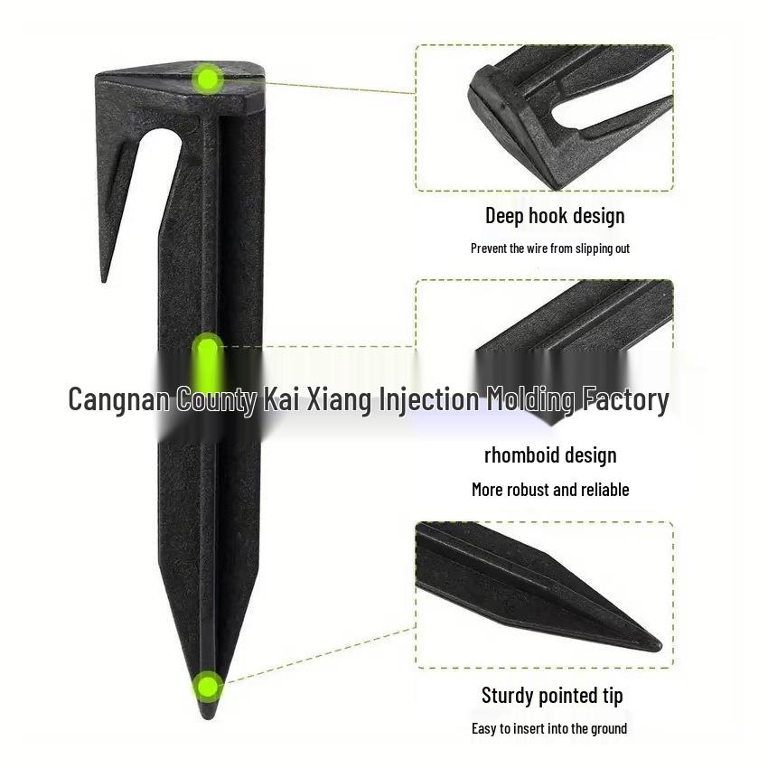 8.5cm Plastic Edging Ground Nails for Lawn and Garden Boundaries