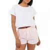 Womens/Ladies Weekend Mode Striped Short Pyjama Set
