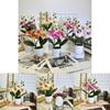 Butterfly Orchid Imitation Flower Set For Home Interior And Outdoor Garden Decoration