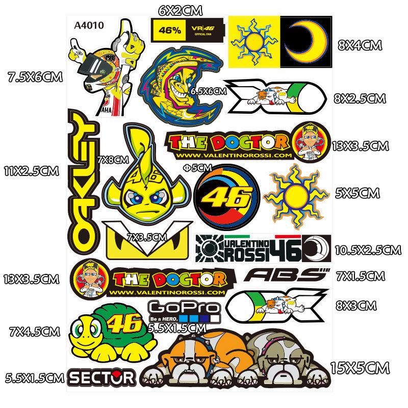 BMW Motorcycle Helmet Reflective Logo Decals for G310GS, S1000RR, 1200GS