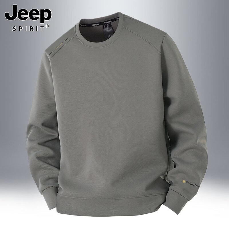 JEEP SPIRIT Men s Spring Casual Crew Neck Long Sleeve Tee XL
