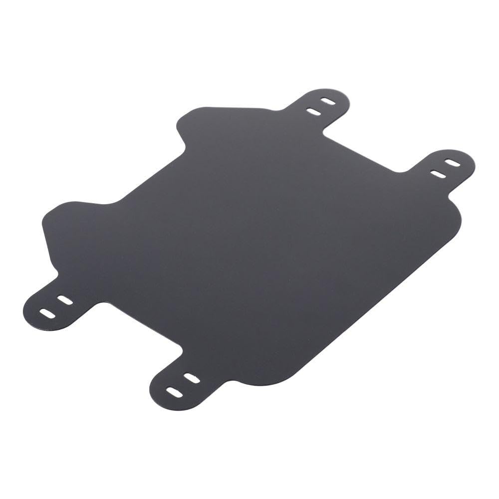 Motorcycle Front License Plate, Black ABS Dirt Bike Electric Motorcycle License Plate Accessories Compatible