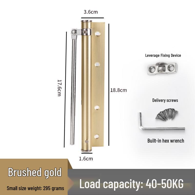 Adjustable Silent Stainless Steel Automatic Door Closer Spring for Lightweight Wooden Doors