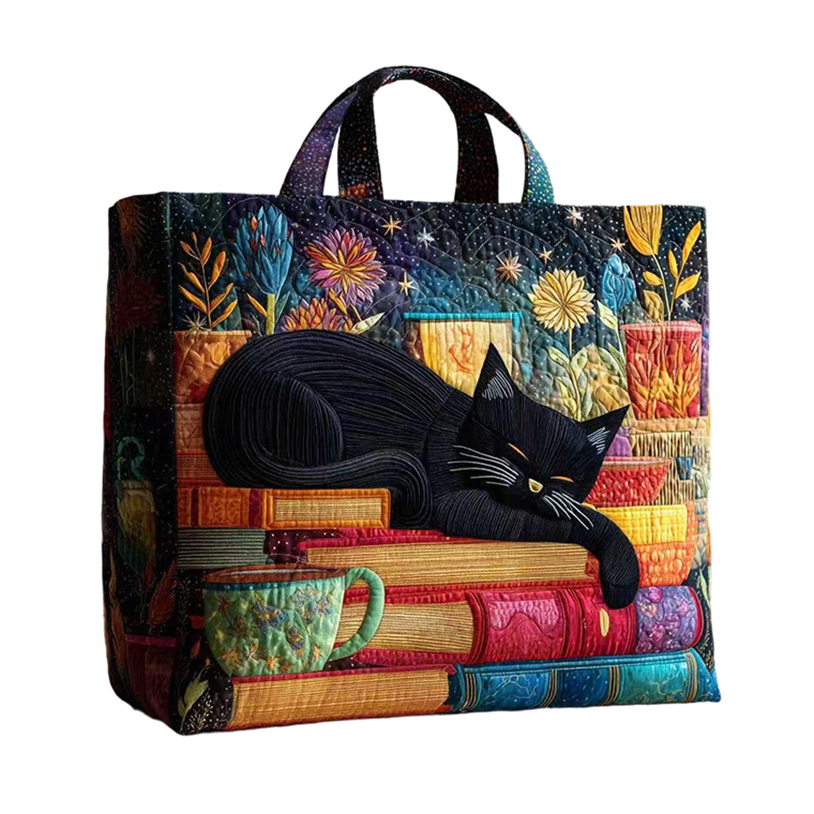 

3D Printed Fashion Handbag For Ladies; Canvas Shoulder Bag, 300 Grams One Size