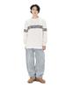OHY Opyd Line Logo Knit - Cream
