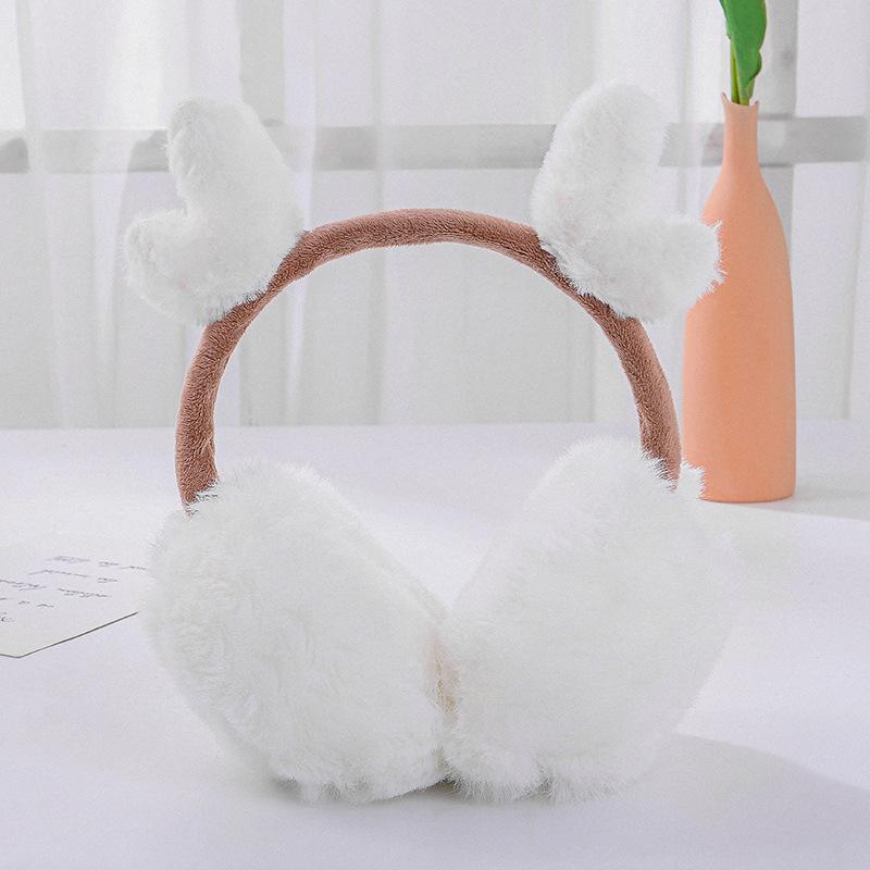 Earmuffs, Warm Female Antlers, Cute Ear Covers, Ear Bags, Winter Fashion, Student Cycling Men's Trendy Earmuffs