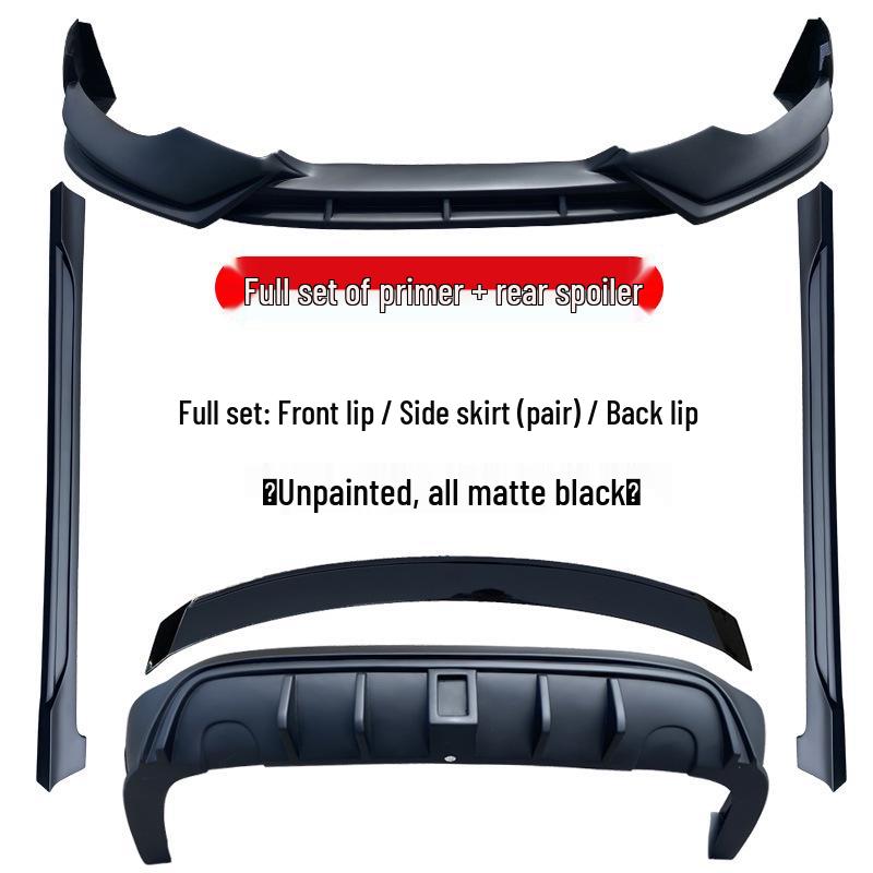 Front & Rear Lips, Side Skirts, Rear Spoiler for 14th Gen Sylphy (2020-2022 Models)