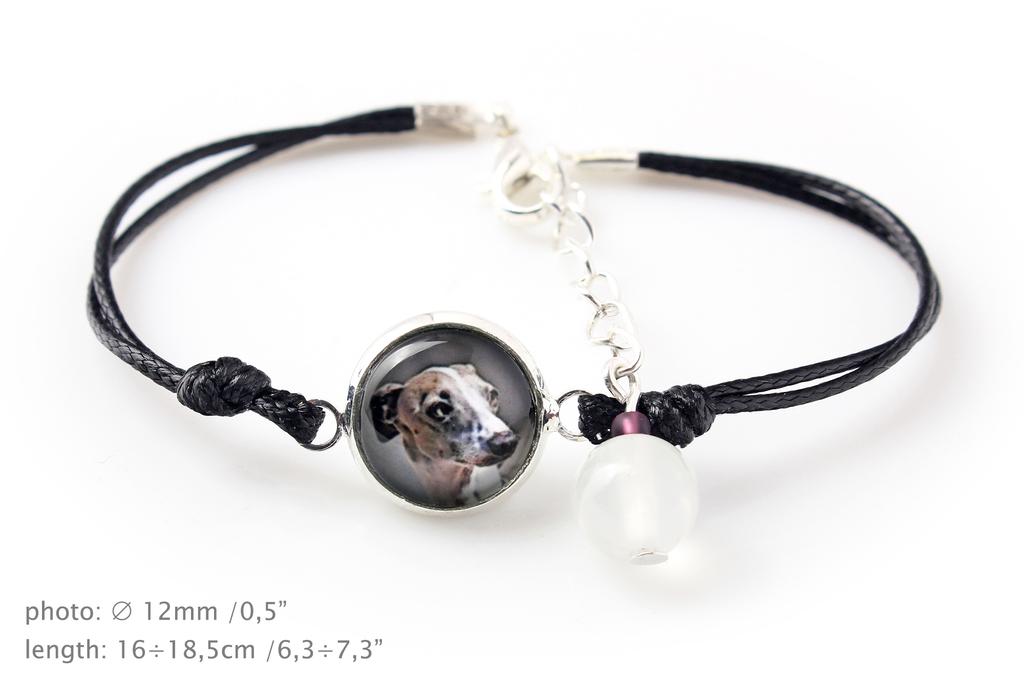 Italian Greyhound, Italian Sighthound - Bracelet with Your Photo Handmade, Unique Jewelry from the Art-Dog Brand