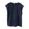 2025 Men's Summer New Sleeveless T-shirt for Youth Loose Solid Color Thin Vest
