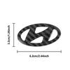 Car Steering Wheel Badge Logo Auto Badge Styling Decal Accessories For HYUNDAI i20 i30 Tucson i10 ix35 i40 Veloster Genesis Kona lh3
