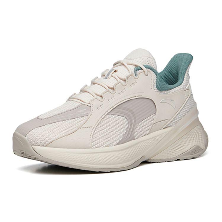 Anta C37 Series Lingjue Comfortable Soft Sole Breathable Low Top Running Shoes Women sneaker Gray Green 922245538-6
