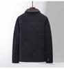 Men's Corduroy Lapel Cotton Jacket - Plus Velvet Thickened, 2025 Autumn/Winter Style for Middle-Aged & Elderly Dads