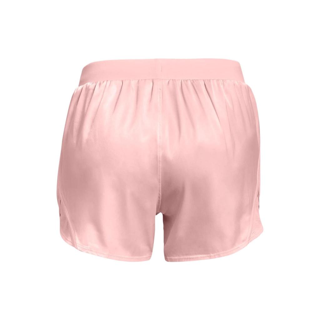 Under Armour Fly-By 2.0 Shine Casual Sports Breathable Solid Shorts Women shorts Ballet-Pink 1361391-658