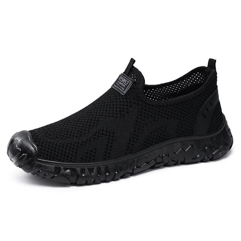 Men's Shoes Casual Shoes Summer New Breathable Non-smelly Feet Mesh Shoes One Pedal Lazy Shoes Versatile Men's Single Shoes