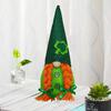 Ornement de Table Gnome de la saint-patrick, poupée sans visage, décoration de la maison